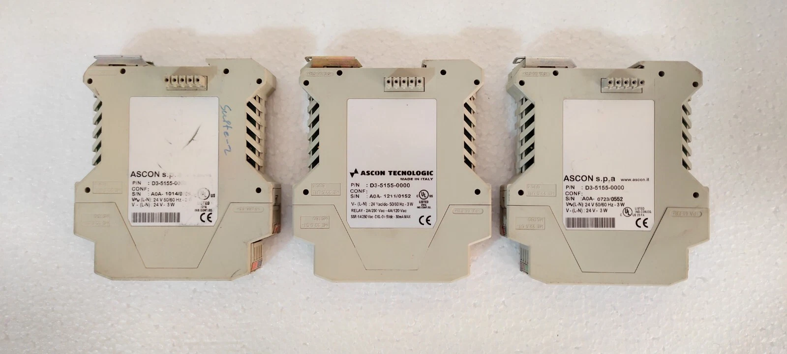 Ascon Technologic D3-5155-0000 Double action controller with continuous output